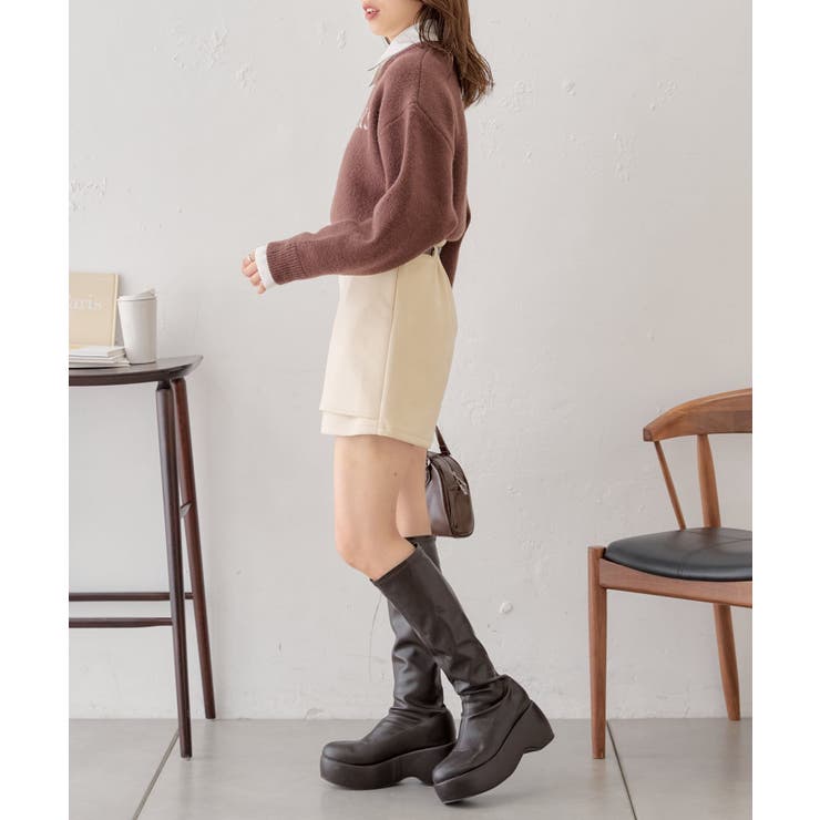 【Chico】ベルト付きスウェードタックSPT | PAL GROUP OUTLET | 詳細画像14 