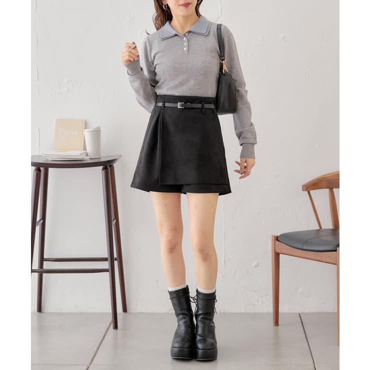 【Chico】ベルト付きスウェードタックSPT | PAL GROUP OUTLET | 詳細画像4 