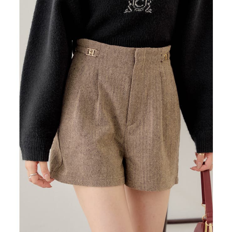 Chico オーバーダブルジャケットチャーム付きショーパン　【セット売り】 Chico オーバーダブルジャケットチャーム付きショーパン