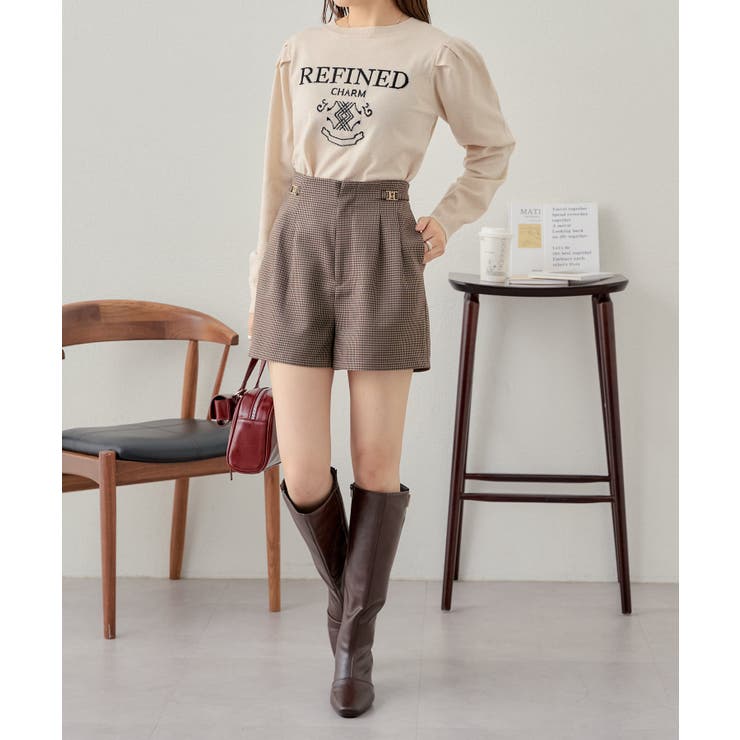 Chico】チャーム付タックショートPT[品番：PALW0006150]｜PAL GROUP