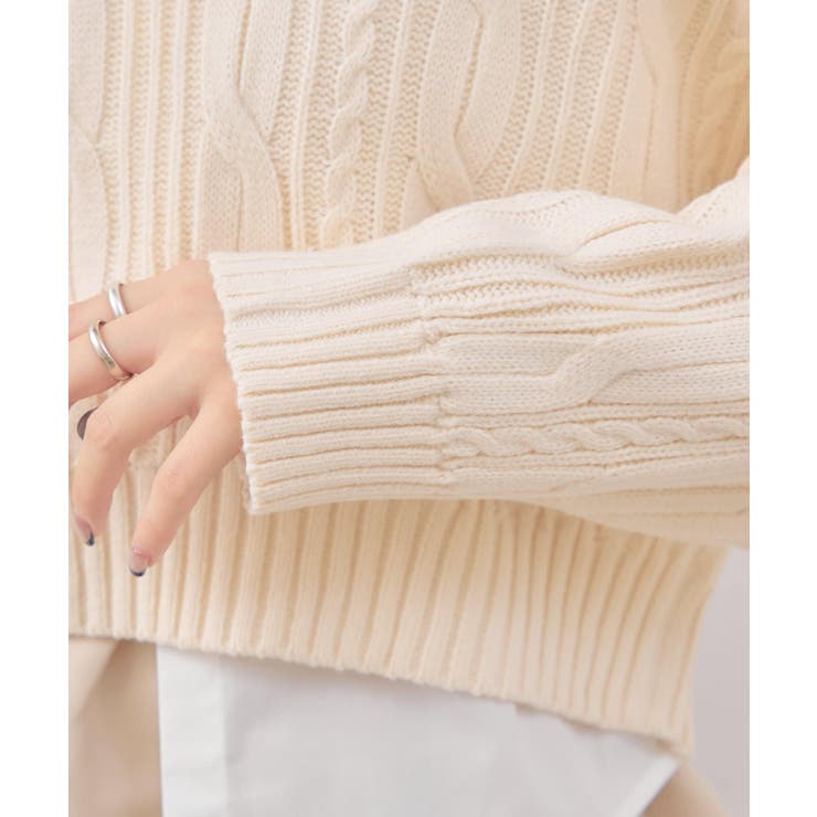 【Chico】レイヤードSHデザインニット | PAL GROUP OUTLET | 詳細画像27 