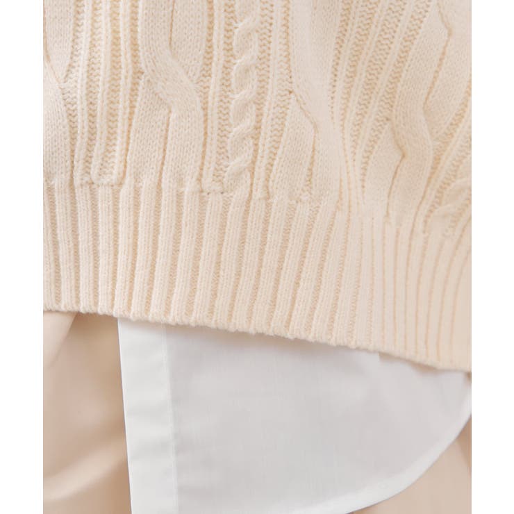 【Chico】レイヤードSHデザインニット | PAL GROUP OUTLET | 詳細画像28 