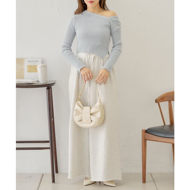 【Chico】ワンショルデザインアンゴラニット | PAL GROUP OUTLET | 詳細画像25 