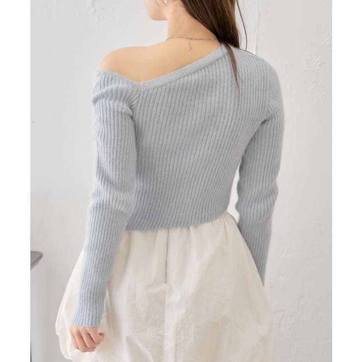 【Chico】ワンショルデザインアンゴラニット | PAL GROUP OUTLET | 詳細画像28 