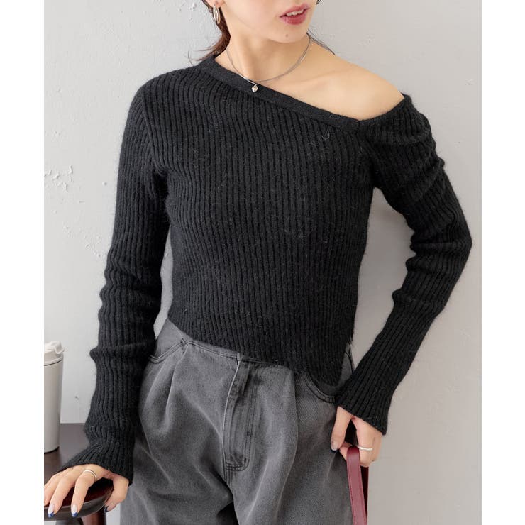 【Chico】ワンショルデザインアンゴラニット | PAL GROUP OUTLET | 詳細画像37 