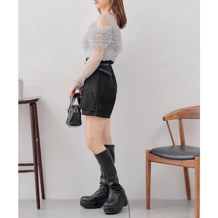 【Chico】ボリュームフリルチュールBL | PAL GROUP OUTLET | 詳細画像23 