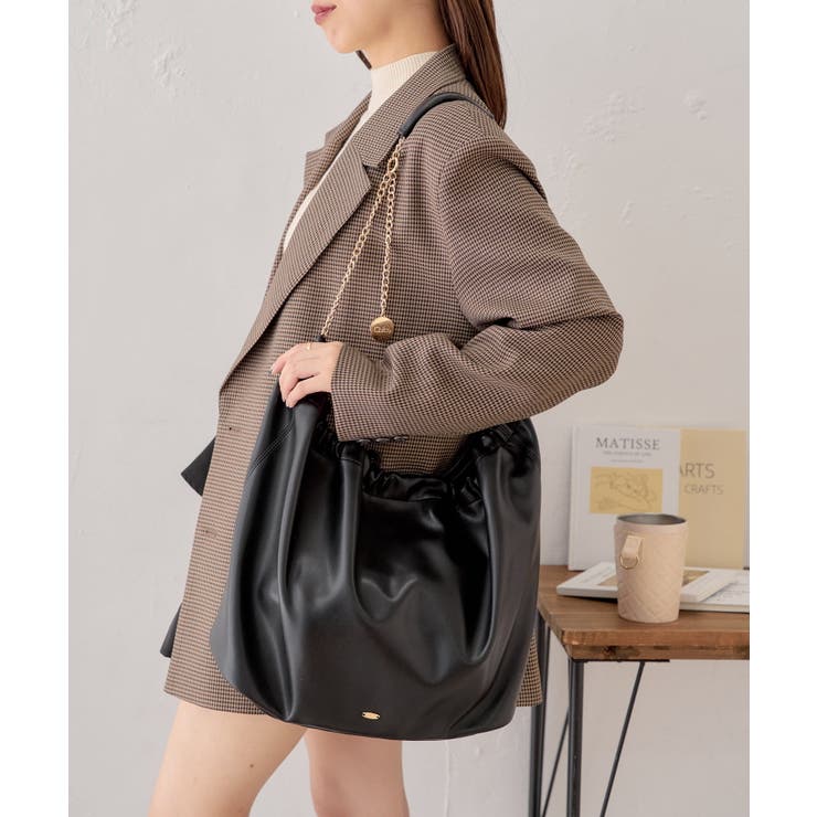 Chico】チェーンショルダーBIGバッグ[品番：PALW0006240]｜PAL