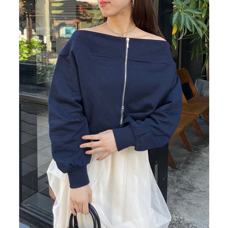 Chico】ZIPオフショルスウェット[品番：PALW0006234]｜PAL GROUP