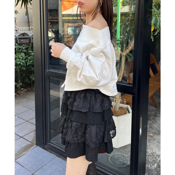超人気商品♡オフショルスウェット WEB限定】オフショルスウェット | WHO'S WHO gallery(フーズフー