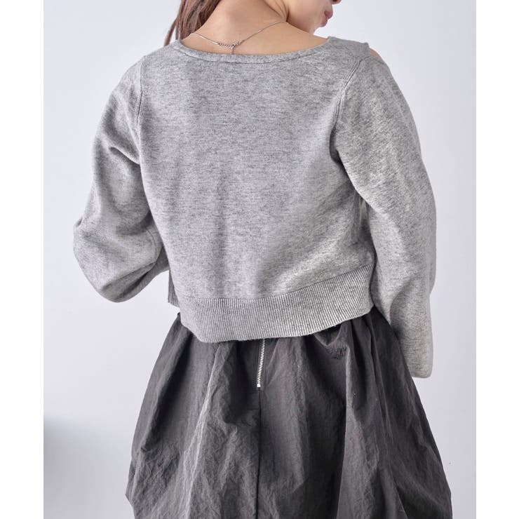 【Chico】オープンショルダーデザインニット | PAL GROUP OUTLET | 詳細画像10 