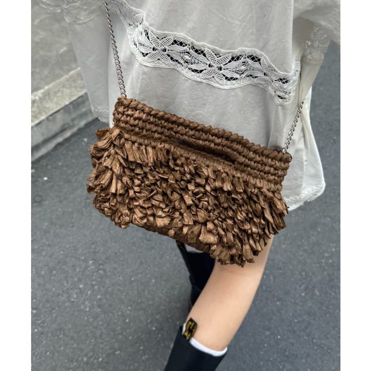 【CIAOPANIC TYPY】【Aguni】ペーパーフリンジBAG | PAL GROUP OUTLET | 詳細画像15 