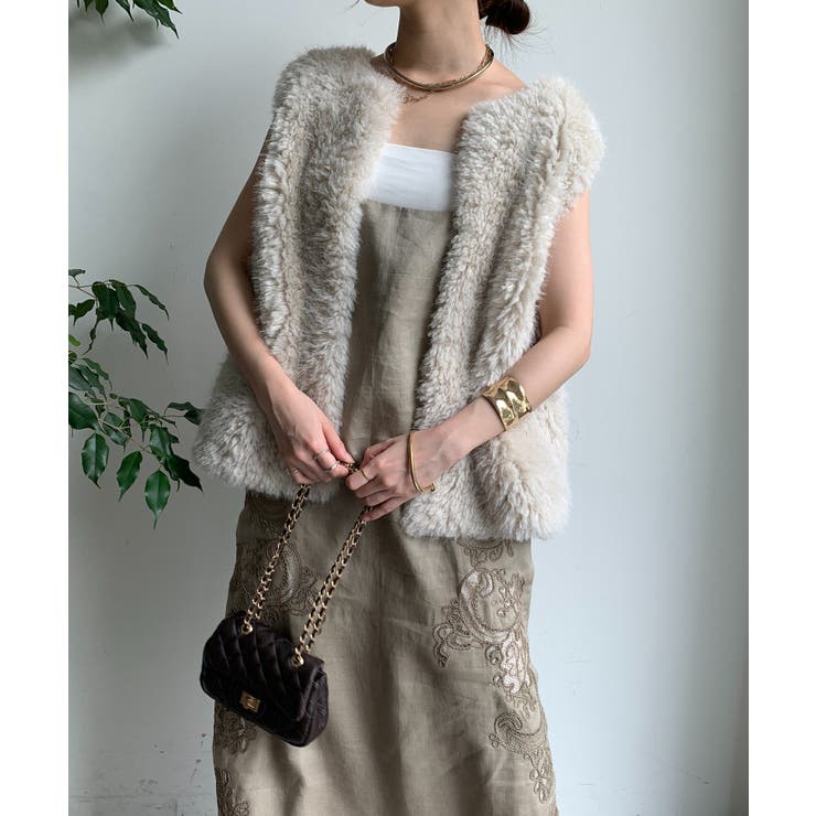 DouDou】刺繍レースリネンワンピース[品番：PALW0006282]｜PAL GROUP