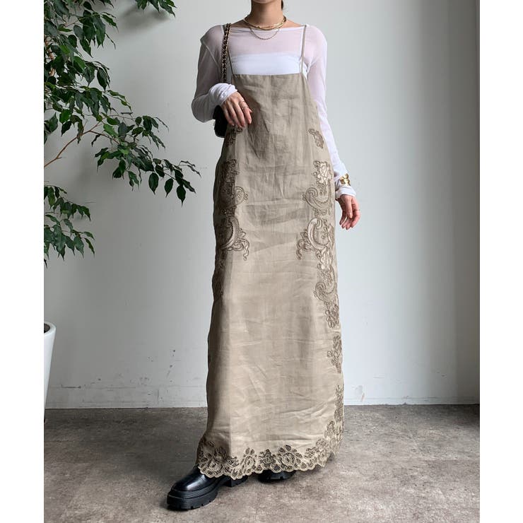 DouDou】刺繍レースリネンワンピース[品番：PALW0006282]｜PAL GROUP