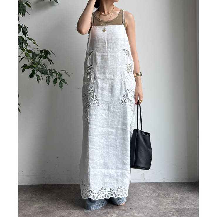 DouDou】刺繍レースリネンワンピース[品番：PALW0006282]｜PAL GROUP