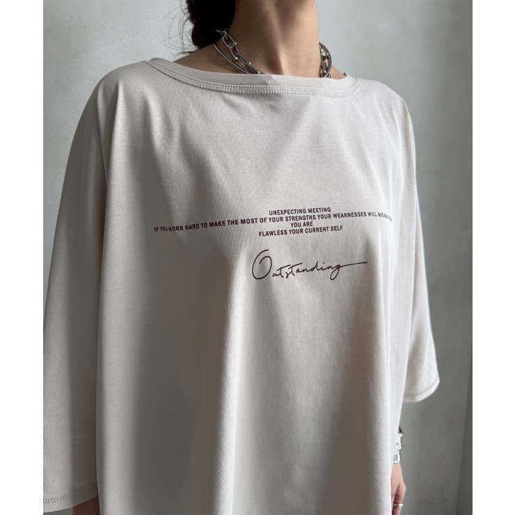 【DouDou】W 前後ロゴドルマンTEE | PAL GROUP OUTLET | 詳細画像24 