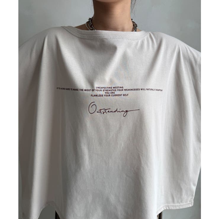 【DouDou】W 前後ロゴドルマンTEE | PAL GROUP OUTLET | 詳細画像28 