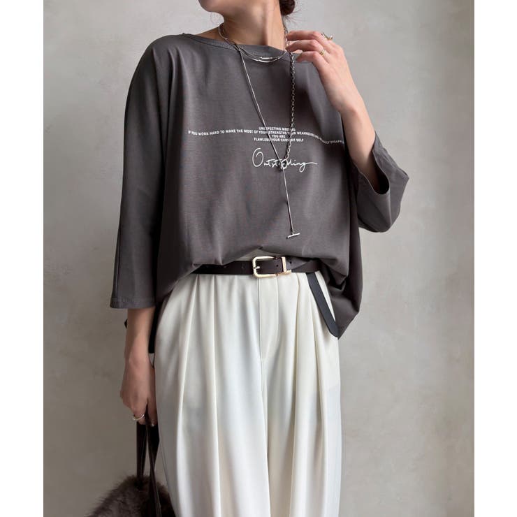 CGY | 【DouDou】W 前後ロゴドルマンTEE | PAL GROUP OUTLET