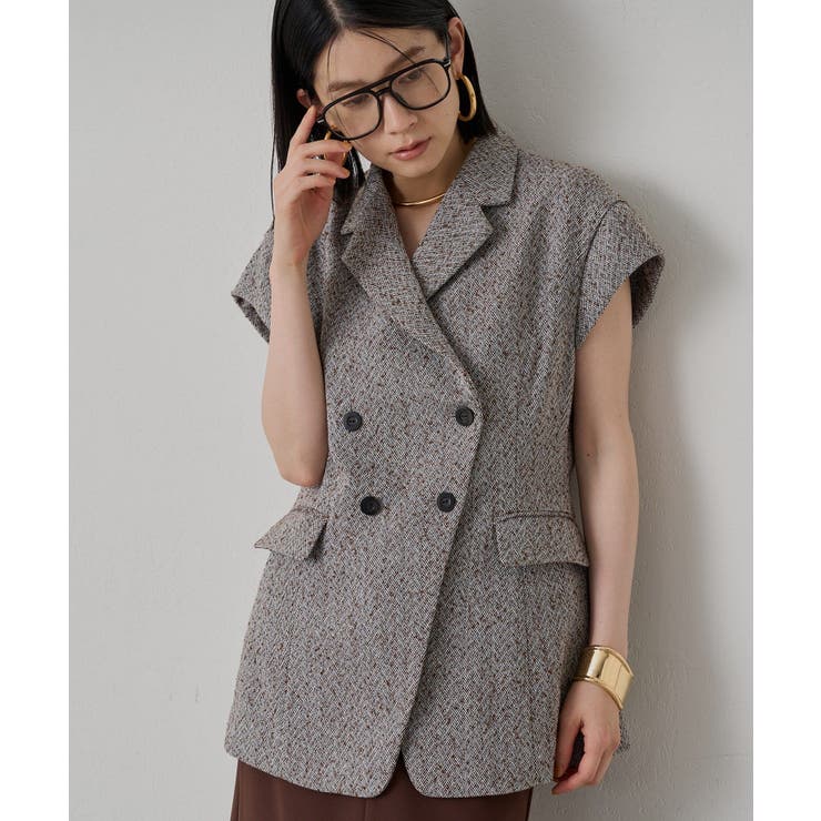 Loungedress】キャップスリーブWジレ[品番：PALW0006309]｜PAL GROUP