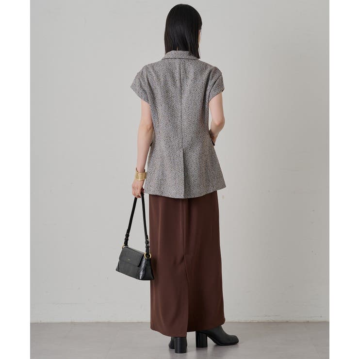 Loungedress】キャップスリーブWジレ[品番：PALW0006309]｜PAL GROUP