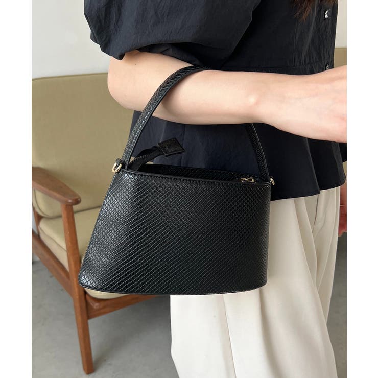 【CAPRICIEUX LE'MAGE】台形型押しミニBAG | PAL GROUP OUTLET | 詳細画像6 
