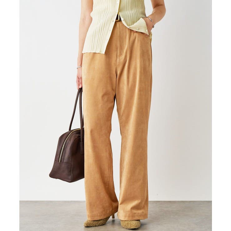 CML | 【RIVE DROITE】ブラッシュドクロスルーズパンツ | PAL GROUP OUTLET