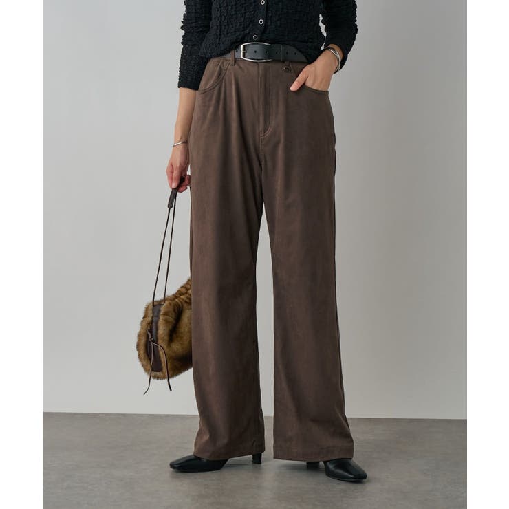 【RIVE DROITE】ブラッシュドクロスルーズパンツ | PAL GROUP OUTLET | 詳細画像14 