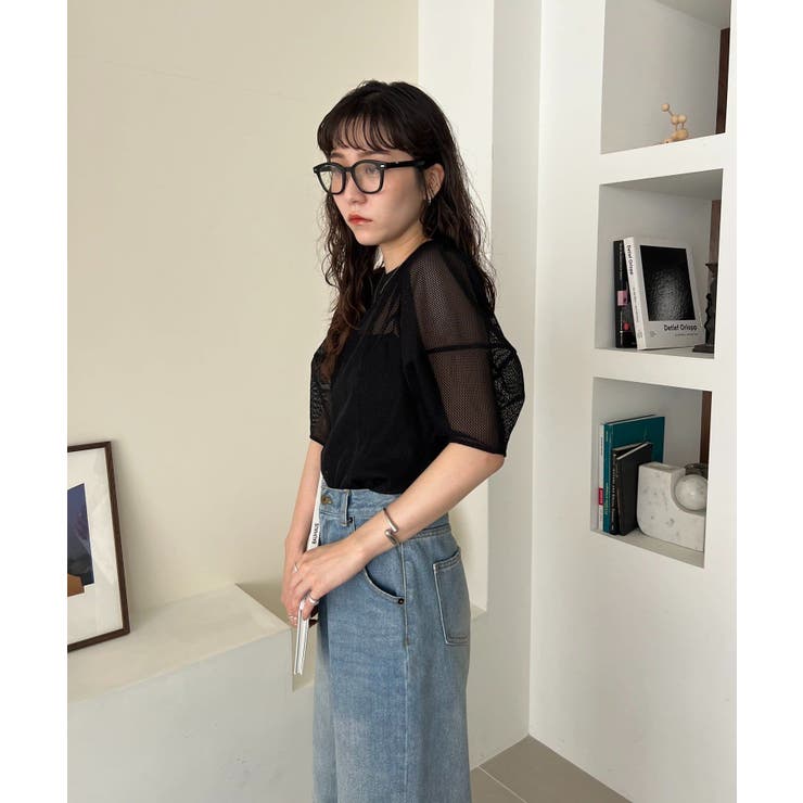 【CAPRICIEUX LE'MAGE】メッシュパフフレアTOPS | PAL GROUP OUTLET | 詳細画像33 