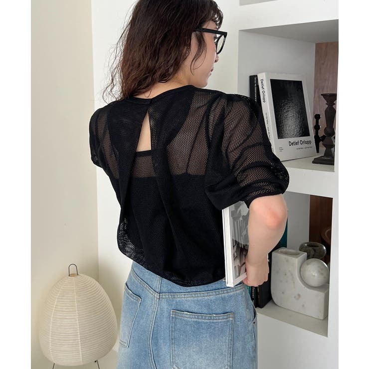 【CAPRICIEUX LE'MAGE】メッシュパフフレアTOPS | PAL GROUP OUTLET | 詳細画像34 