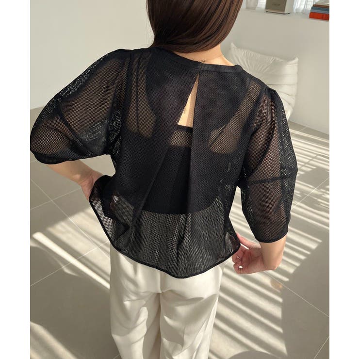【CAPRICIEUX LE'MAGE】メッシュパフフレアTOPS | PAL GROUP OUTLET | 詳細画像38 