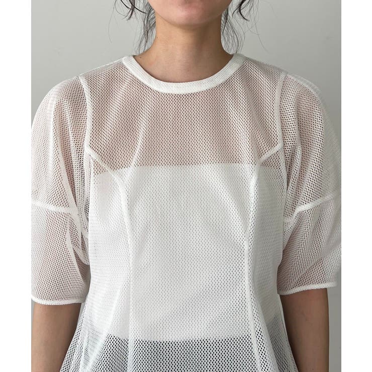 【CAPRICIEUX LE'MAGE】メッシュパフフレアTOPS | PAL GROUP OUTLET | 詳細画像45 