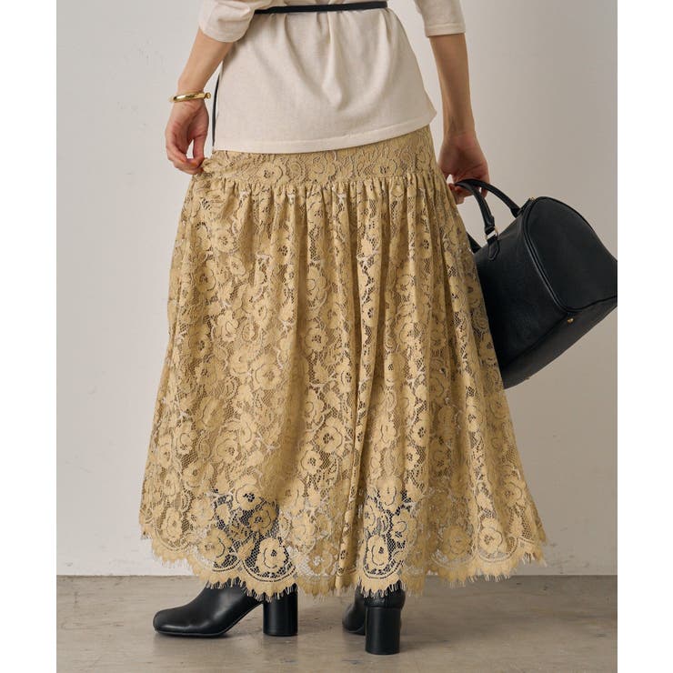 【Loungedress】ヴィンテージライクレースSK | PAL GROUP OUTLET | 詳細画像12 