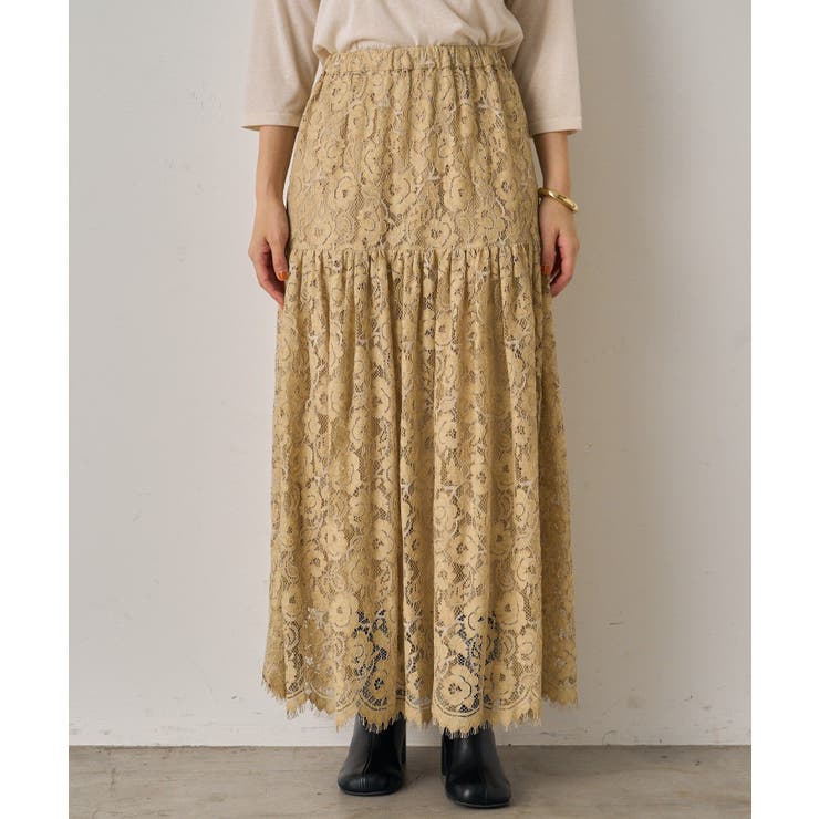【Loungedress】ヴィンテージライクレースSK | PAL GROUP OUTLET | 詳細画像14 