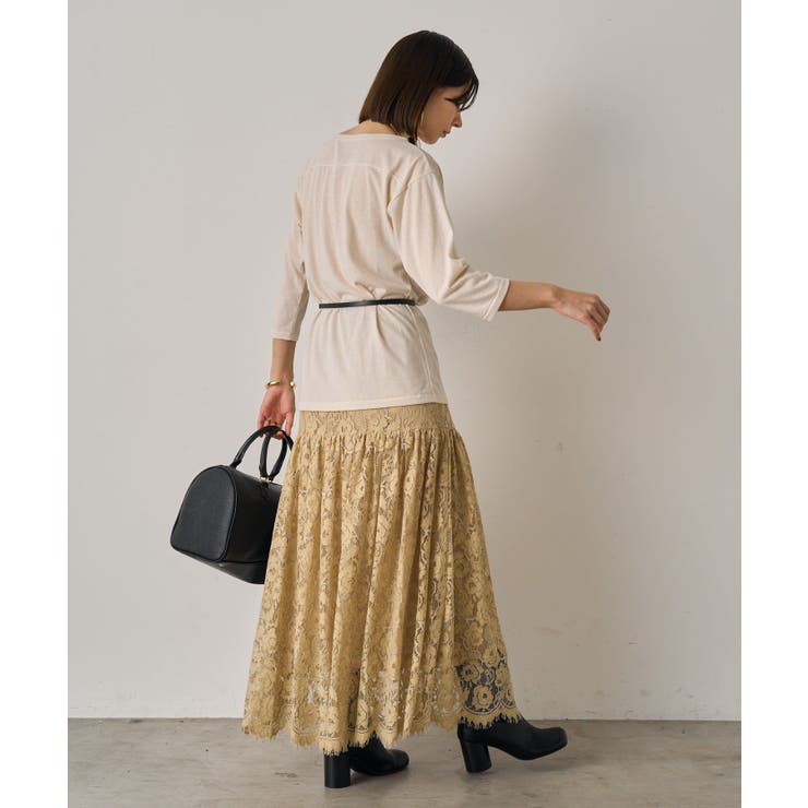 【Loungedress】ヴィンテージライクレースSK | PAL GROUP OUTLET | 詳細画像6 