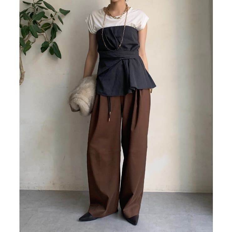 DouDou】ダブルタックパンツ[品番：PALW0006388]｜PAL GROUP OUTLET