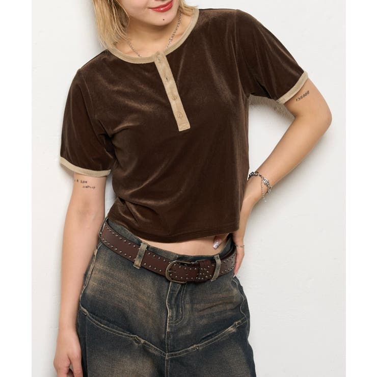 【WHO'S WHO gallery】リンガーベロアヘンリートップス | PAL GROUP OUTLET | 詳細画像15 