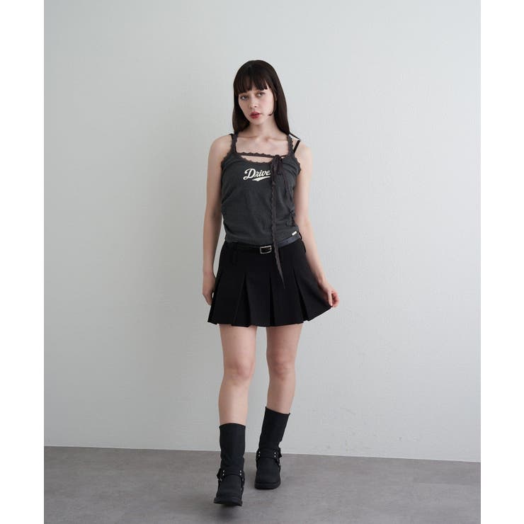 【RAY CASSIN】ベルト付レイヤードプリーツスカパン | PAL GROUP OUTLET | 詳細画像18 