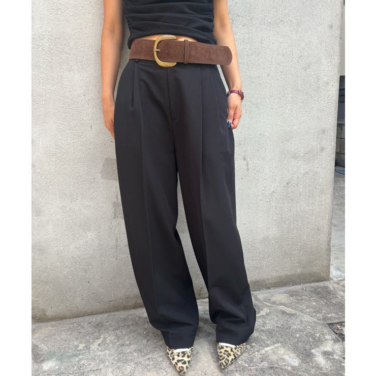 【WHO'S WHO gallery】2タックフォールスラックス | PAL GROUP OUTLET | 詳細画像3 