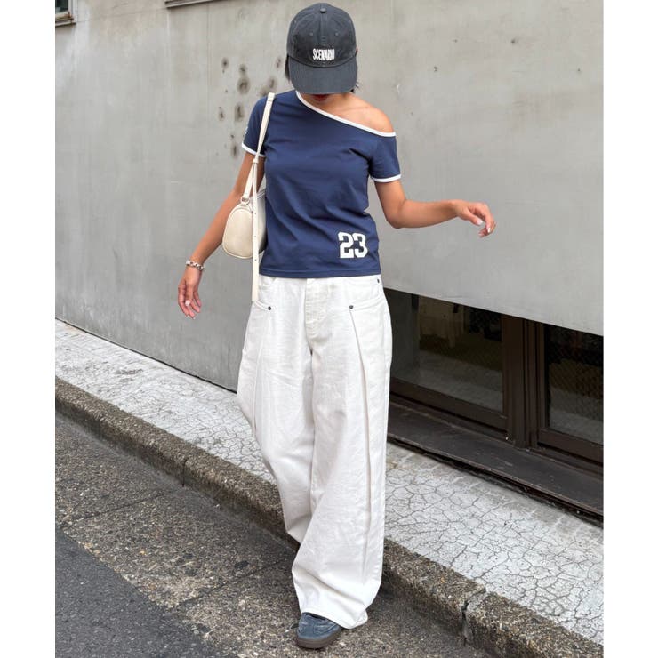 OddStudioオフショルナンバリングTEE | PAL GROUP OUTLET | 詳細画像9 