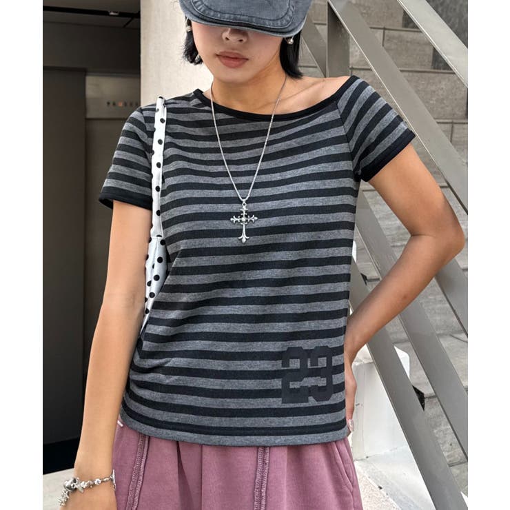 OddStudioオフショルナンバリングTEE | PAL GROUP OUTLET | 詳細画像15 