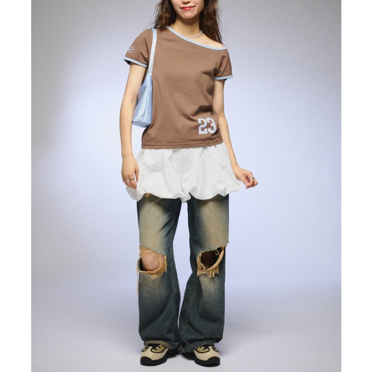 OddStudioオフショルナンバリングTEE | PAL GROUP OUTLET | 詳細画像24 