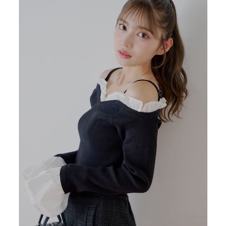 Chico】フリルドッキングフレアスリーブKT[品番：PALW0006427]｜PAL