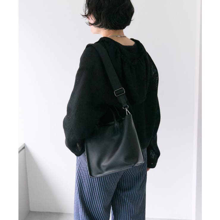 新品未使用 【ear PAPILLONNER】アシンメトリートートS 牛革 ear