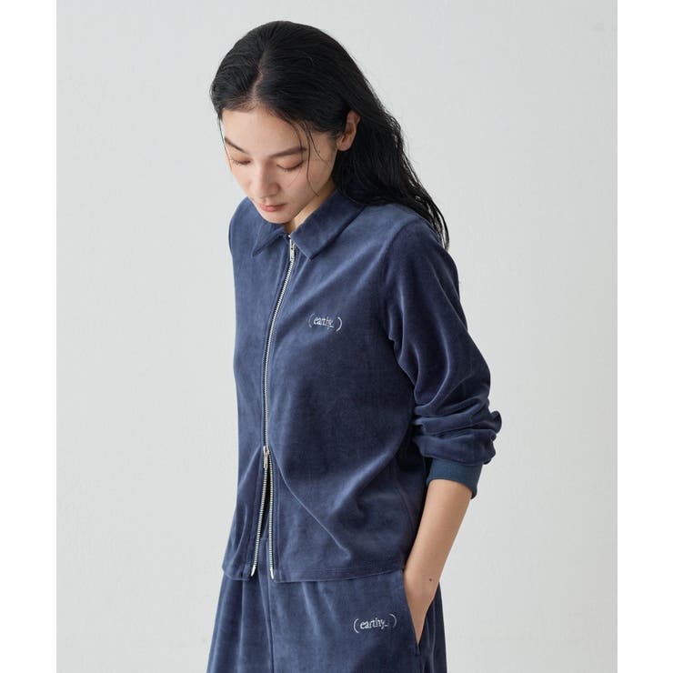 【earthy_】コットンベロアW zip C/D | PAL GROUP OUTLET | 詳細画像17 
