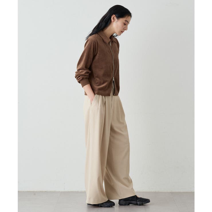 【earthy_】コットンベロアW zip C/D | PAL GROUP OUTLET | 詳細画像30 