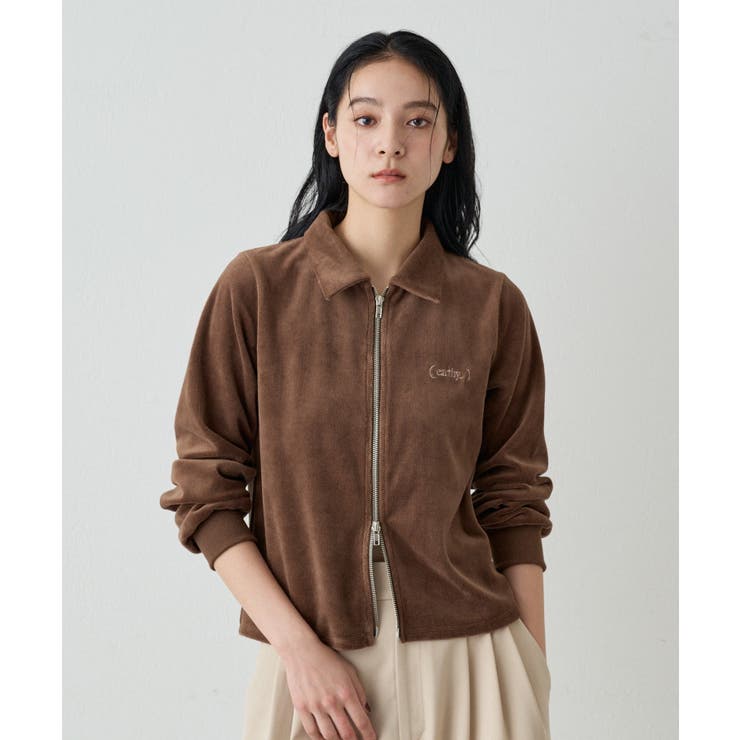 【earthy_】コットンベロアW zip C/D | PAL GROUP OUTLET | 詳細画像35 