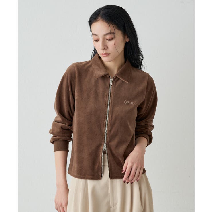 【earthy_】コットンベロアW zip C/D | PAL GROUP OUTLET | 詳細画像36 