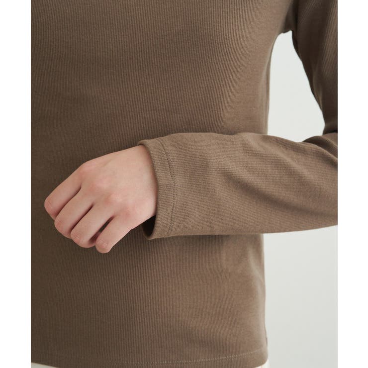 【earthy_】リブボートネックトップス | PAL GROUP OUTLET | 詳細画像29 