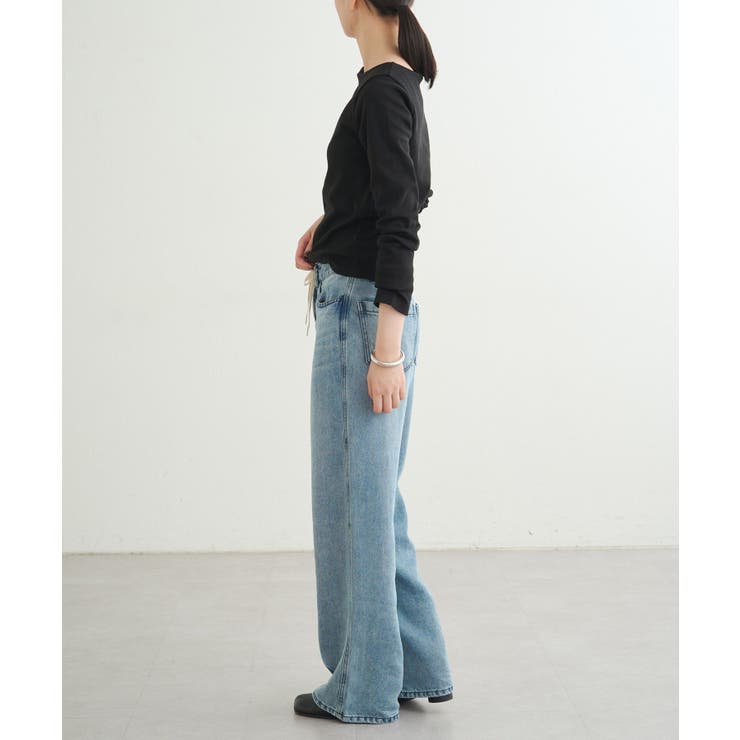 【earthy_】リブボートネックトップス | PAL GROUP OUTLET | 詳細画像35 