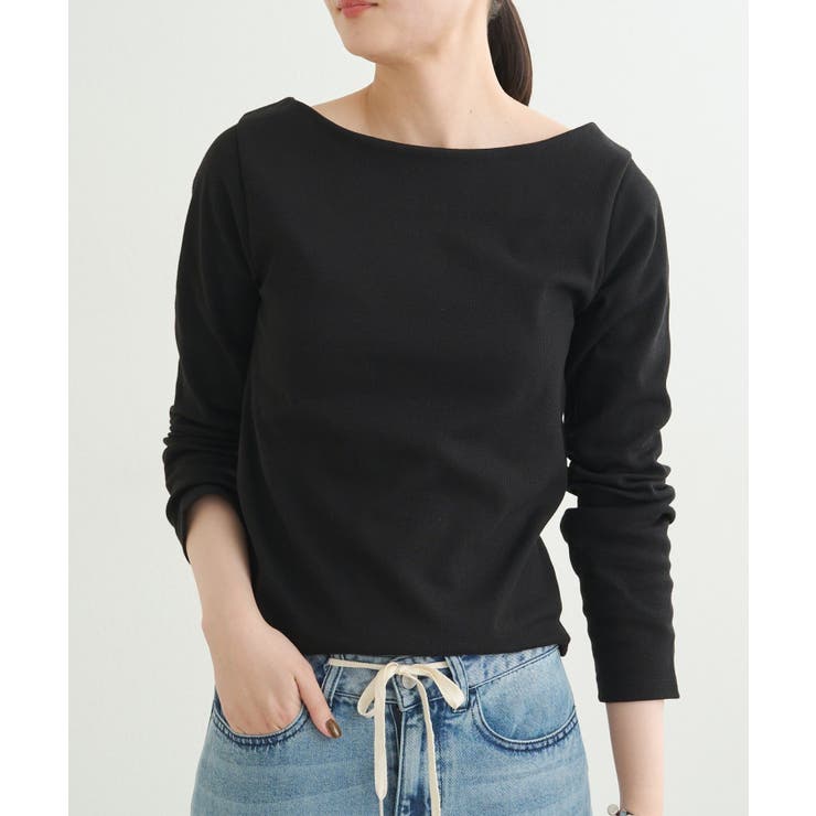 【earthy_】リブボートネックトップス | PAL GROUP OUTLET | 詳細画像38 