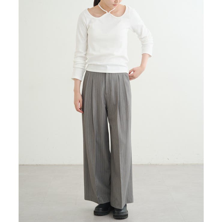 【earthy_】リブハートネックホルタートップス | PAL GROUP OUTLET | 詳細画像26 